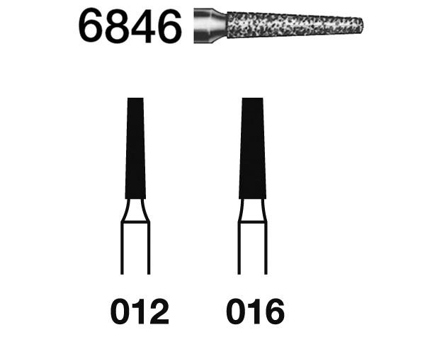 Frese 6846.314 Flat Conical Diamond FG (5 unità) - Nº 012 Img: 202203191