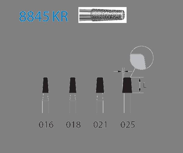 Frese 8845KR.314. diamante coniche piane FG (5 unità) - Nº 016 Img: 202204021