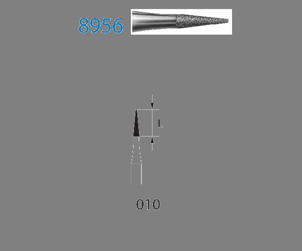 Frese diamantate 8956.314 Diamond Lancia FG (5 unità) - Nº 010 Img: 202204021