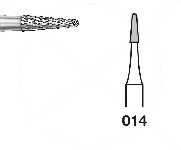Fresa H138E.104. Conico rotondo PM - Nº 014 Img: 202204021
