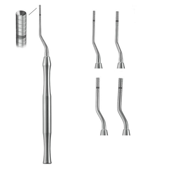 1605 / 2.8 Osteotome IMPACTOR OSSO CURVO 2,8 millimetri. Img: 202111131