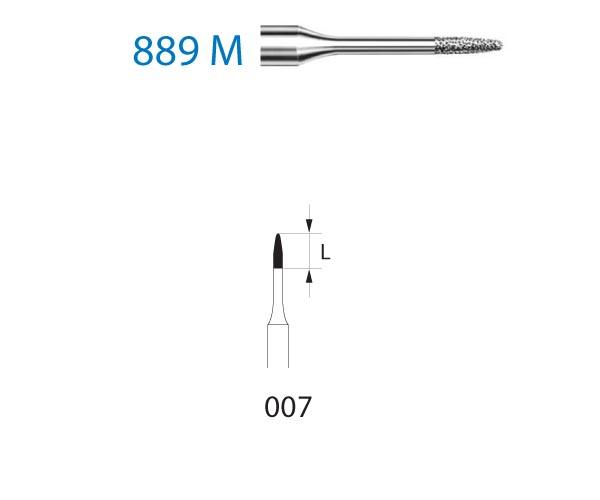 Frese diamantate 889M.314 Diamond Lance FG (5u) - Nº 007 Img: 202203191