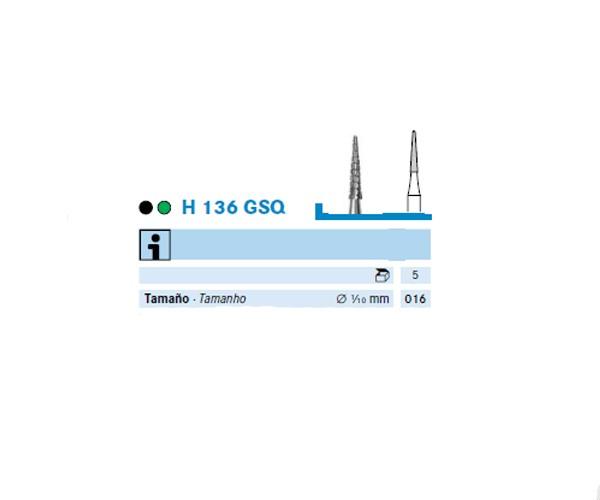 Fresa H136GSQ.104. PM conico a punta - Nº 016 Img: 202501041