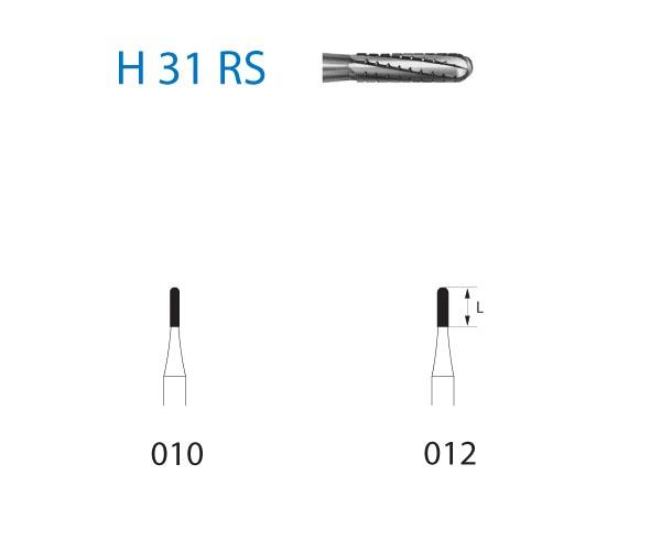 Fresa H31RS.314. Cilindrico Arrotondato FG (5 unità) - Nº010 Img: 202203191
