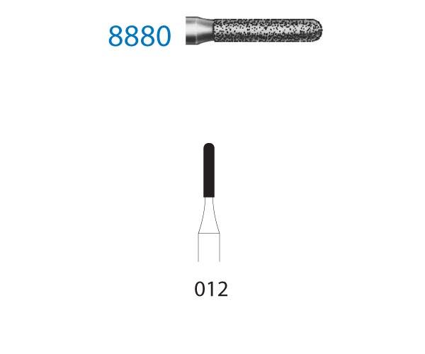 Frese diamantate 8880.314 Diamante Cilindrico Tondo FG (5 u) - Nº 012 Img: 202203191