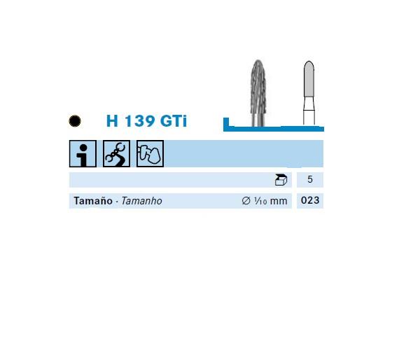 H139GTI.104 PM Fresa conica tonda (5 unità) - Nº023 Img: 202204021