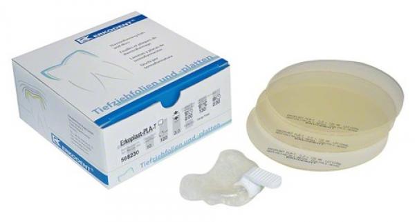 Erkoplast PLA-T - Strisce termoplastiche 120mm-10 pezzi, rosa, Ø 120 mm, spessore 1,5 mm Img: 202009121