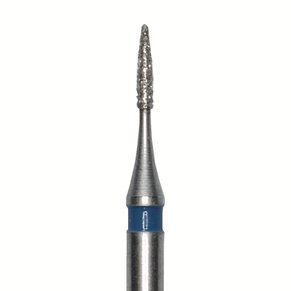 295.FG.007 Fresa a siluro diamantata per turbina (5 pz.) - Medio / Blu - 007 Img: 202308191