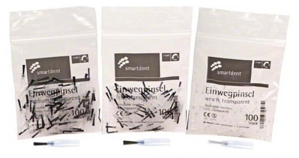 Spazzolini Monouso Smart (100u.) - capelli neri e corti, fini Img: 202307151