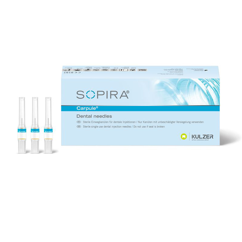 Sopira Carpule: Aghi per anestesia dentale (100 unità)