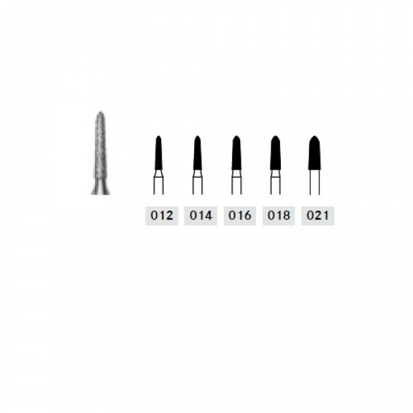 Fresa 6877 Diamante Torpedo FG (5ud) - K 012 Img: 202202121