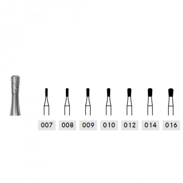 Fresa 830L per pera diamantata FG (5 pezzi) - Manipolo Img: 202202121