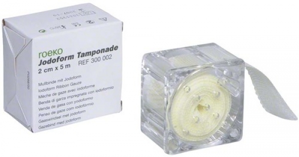 Taponamento di Iodoform non sterile (1 erogatore) - 2 cm di larghezza x 5 m di lunghezza Img: 202007251