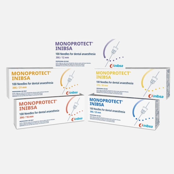Monoprotect: Aghi dentali sterili per anestesia (100 pz.) - 30G (0.3 x 25 mm) Img: 202307011