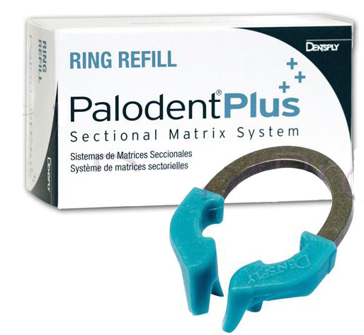 100 Matrici Dentali Metalliche Sezionali Sagomate N.1.398 Con 2 Anelli, Nuove