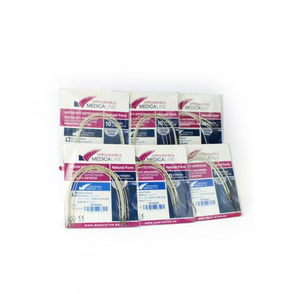 Arco Ni-Ti Rotondo Ovoidale - Archi Ortodontici (10u) ROTONDI INFERIORI .012 OVOIDALI Img: 201809011