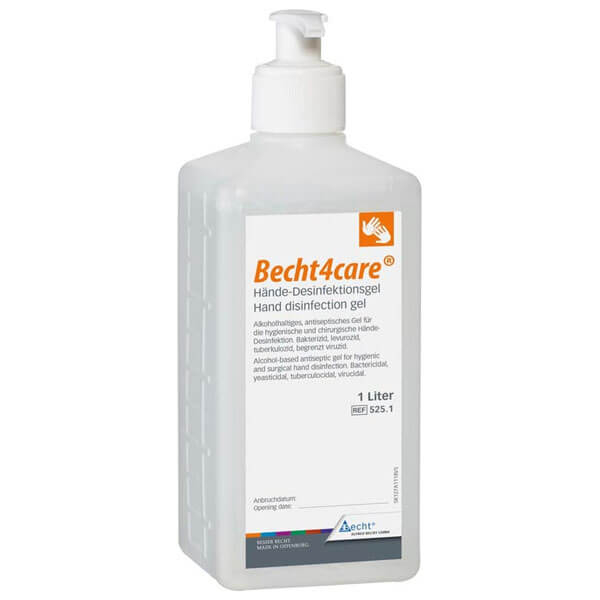 Becht4care: Disinfettante per le mani - 1 litro Img: 202508091