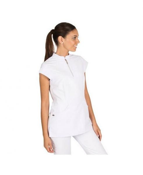 Camicia da donna - Cerniera sulla scollatura-Taglia XS - Bianco Img: 202010171