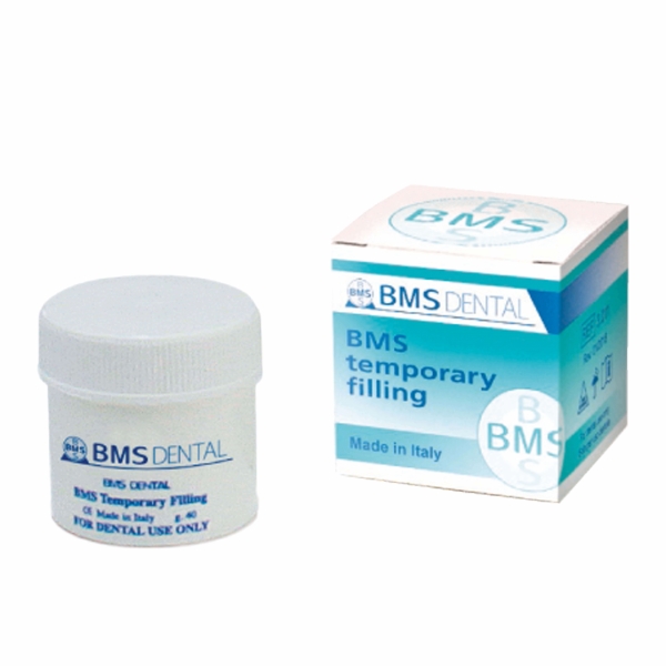 BMS Temporary Filling: Cemento temporaneo senza Eugenolo (siringa da 40 g) - Flacone da 40 ml Img: 202304081