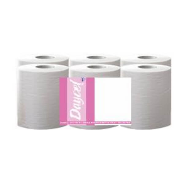 Mini rotoli asciugamani bianchi (6 pezzi) - 60 metri Img: 202310071