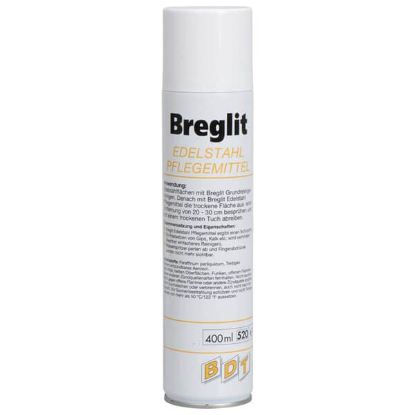 Breglit: Detergente per acciaio inossidabile (spray da 400 ml) Img: 202508091