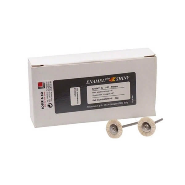 Enamel Plus SHINY: Spazzola in pelo di capra HP (12 PZ) Img: 202307011