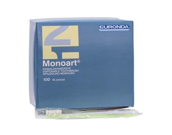 MONITORAGGIO Spazzolino da denti monouso (scatola da 100 unità) - Verde Claro Img: 202306031