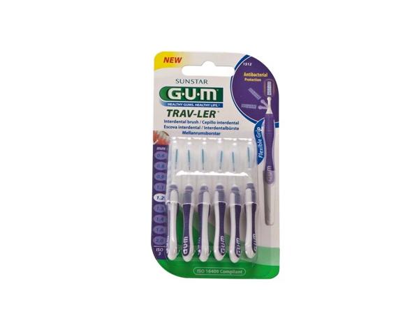 GUM® TRAV-LER: Spazzole interdentali (Ø 1,2 mm) - 6 UNITÀ Img: 202107311