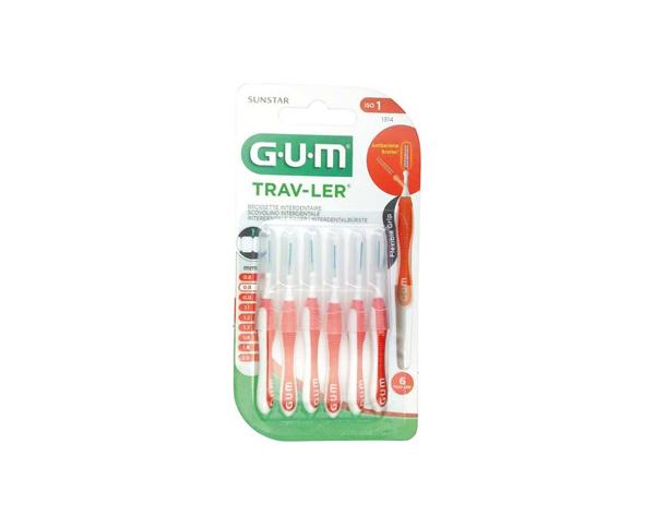 GUM® TRAV-LER: Spazzole interdentali (Ø 0,8 mm) - 6 UNITÀ Img: 202107311