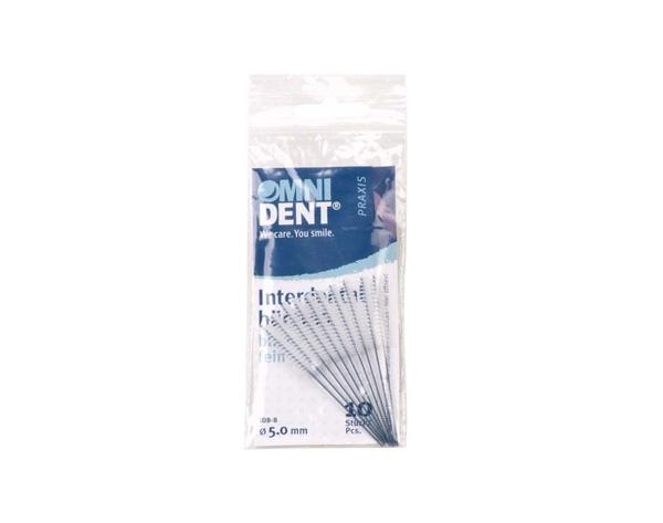 Spazzole interdentali senza supporto (10 pz) - Blu fine Img: 202108071