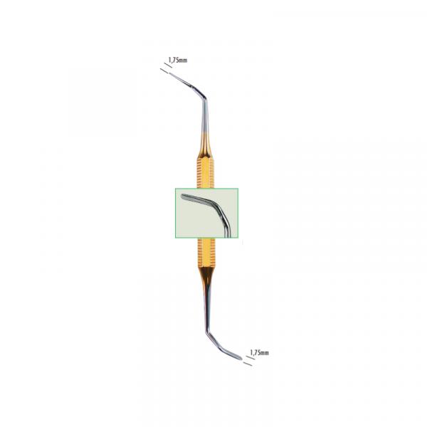 Composito Dentale Riempimento Strumento Sonda Scaler Spatola Plugger Heidman Plasma In Acciaio Inox Rivestito - Foto 4