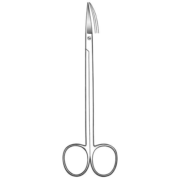 Forbici Chirurgiche Dentali Forbice Chirurgica Dentale Crown Beebee Curva 4.25, Grado Tedesco - Strumento Professionale Per Chirurgia Cut Throat Razor - Foto 4