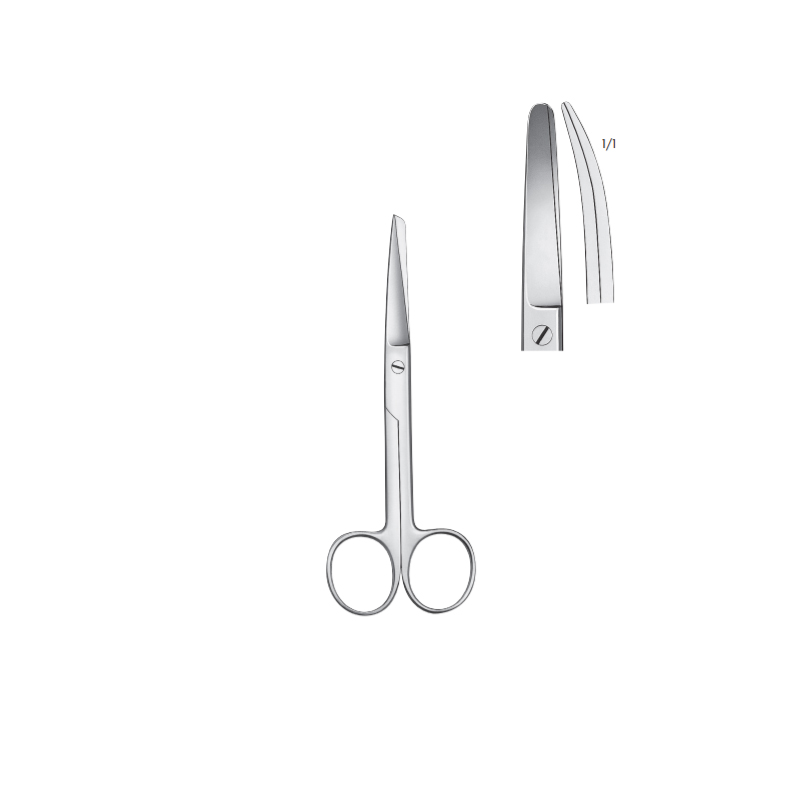 Forbici Chirurgiche Castroviejo HTI Microchirurgia 6mm Lame Dritte