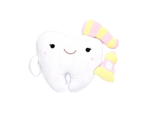 Cuscino Imbottito a forma di Dente - Con dentifricio Img: 202101091