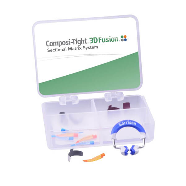 Composi-Tight 3D Fusion: Kit sezionale di matrici per restauri dentali - Anello + 600 fasce + 300 zeppe Img: 202403161