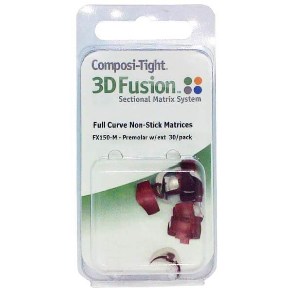 Composi-Tight 3D Fusion: Bande a curva completa - Premolari, rosso (30 u) Img: 202204301