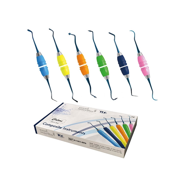 Set Strumenti Colori Silicone Grip SI-1051 (6 pz) - Set di 6 unità Img: 202303041