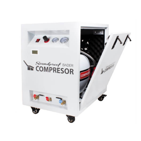 Compressore d'aria 40L silenzioso e insonorizzato - Bader