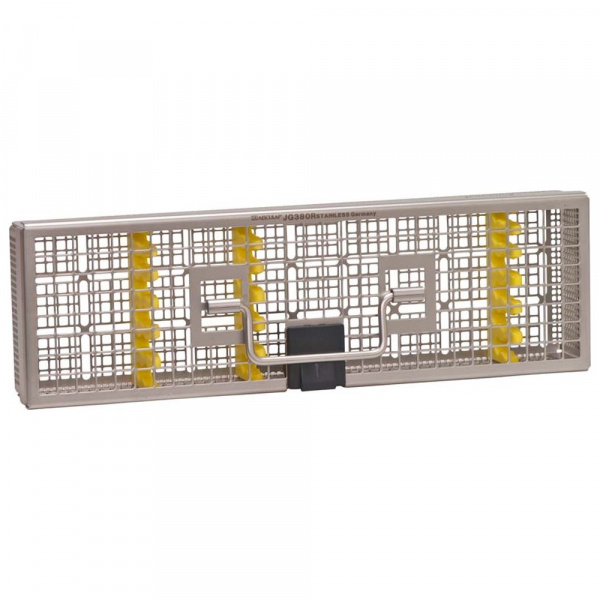 Siebtray: Vassoio per strumenti con staffe - 273×84×41 mm Img: 202508091