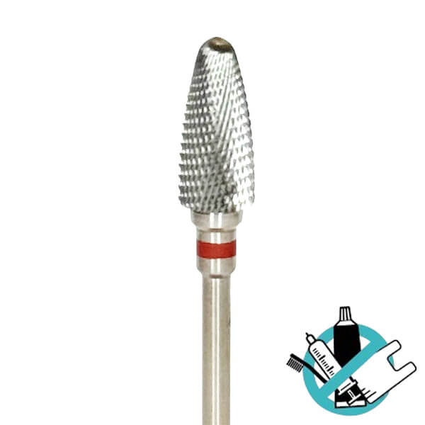 Fresa in Carburo di Tungsteno PM a Taglio Incrociato Pallone da Rugby - (1 pz) - T: 060 - G: Bene Img: 202509201