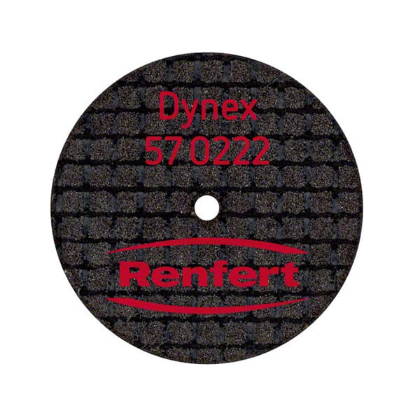 Dynex: Dischi da taglio elastici e stabili per leghe e scheletri (20 pz) - Di: 22 mm A: 0.2 mm Img: 202408101