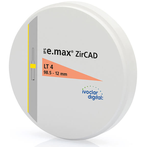 IPS e.max ZirCad: Disco in zirconia LT (Ø98,5 x 16 mm) - A2 - 14 mm Img: 202507191