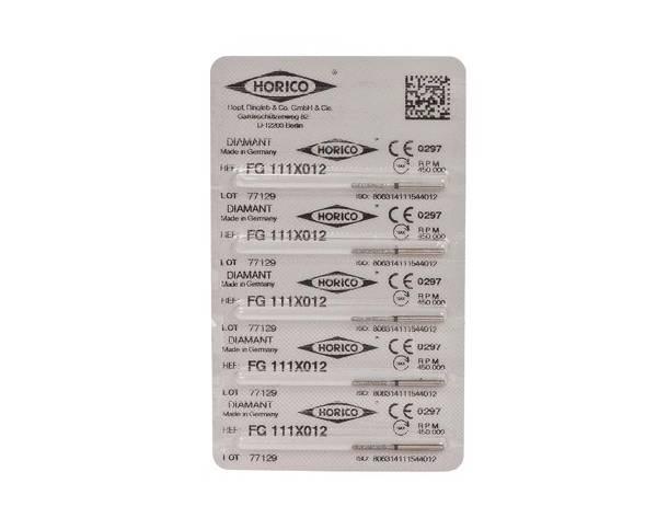 Fg 111 - Fresa diamantata nera (5 u.) - ISO 012: Img: 202108071