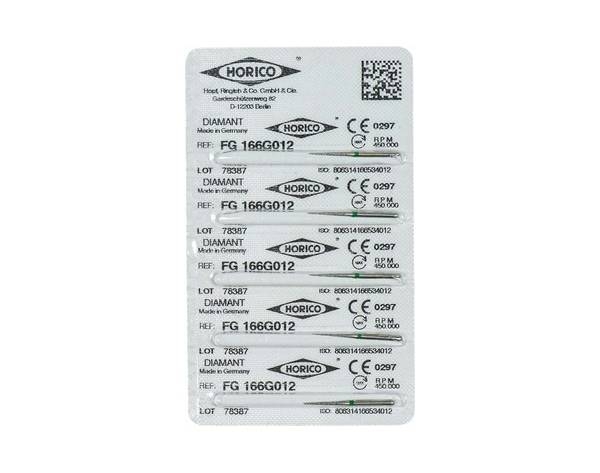 Fg 166 - Fresa a diamante (5u.) - Verde ISO 012 Img: 202108071