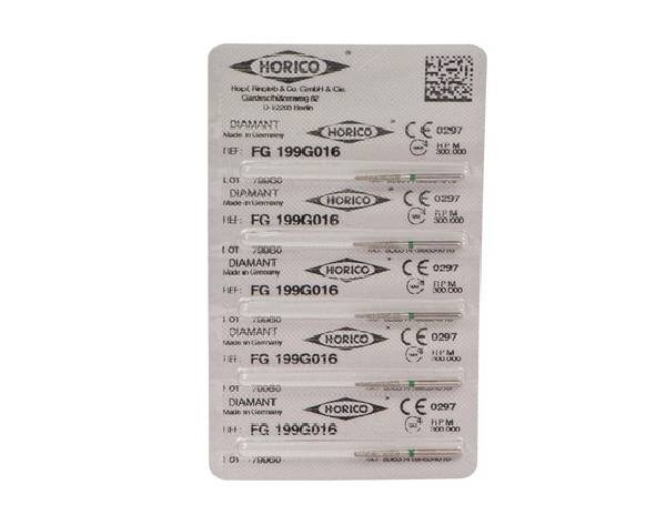 Fg 199 - Fresa a diamante (5 u.) - Verde ISO 016 Img: 202108071