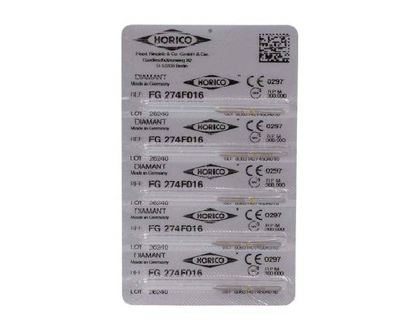 Fg 274 - Fresa diamantata (5 u.) - Giallo ISO 016 Img: 202108071