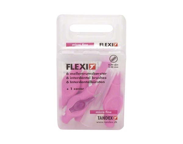 Flexi: Spazzole interdentali rosa 0,40 mm - 100u Img: 202108071