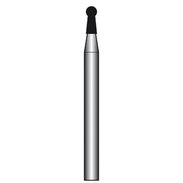 Fresa di Diamante FG Rotonda con Collare 802 (002) - (5 pz) - T: 012 - G: Medio - L: 2,3 mm Img: 202509201