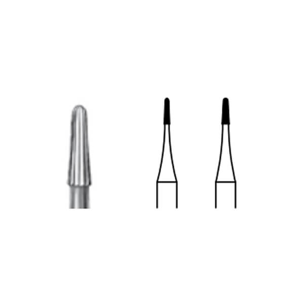 Fresa H247F in carburo di tungsteno per otturazioni (5 pz.)  - 009 Img: 202306031