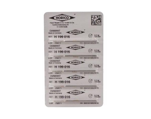 Fresa diamantata H 199 10 mm (5 pezzi) - ISO 016: Img: 202107311